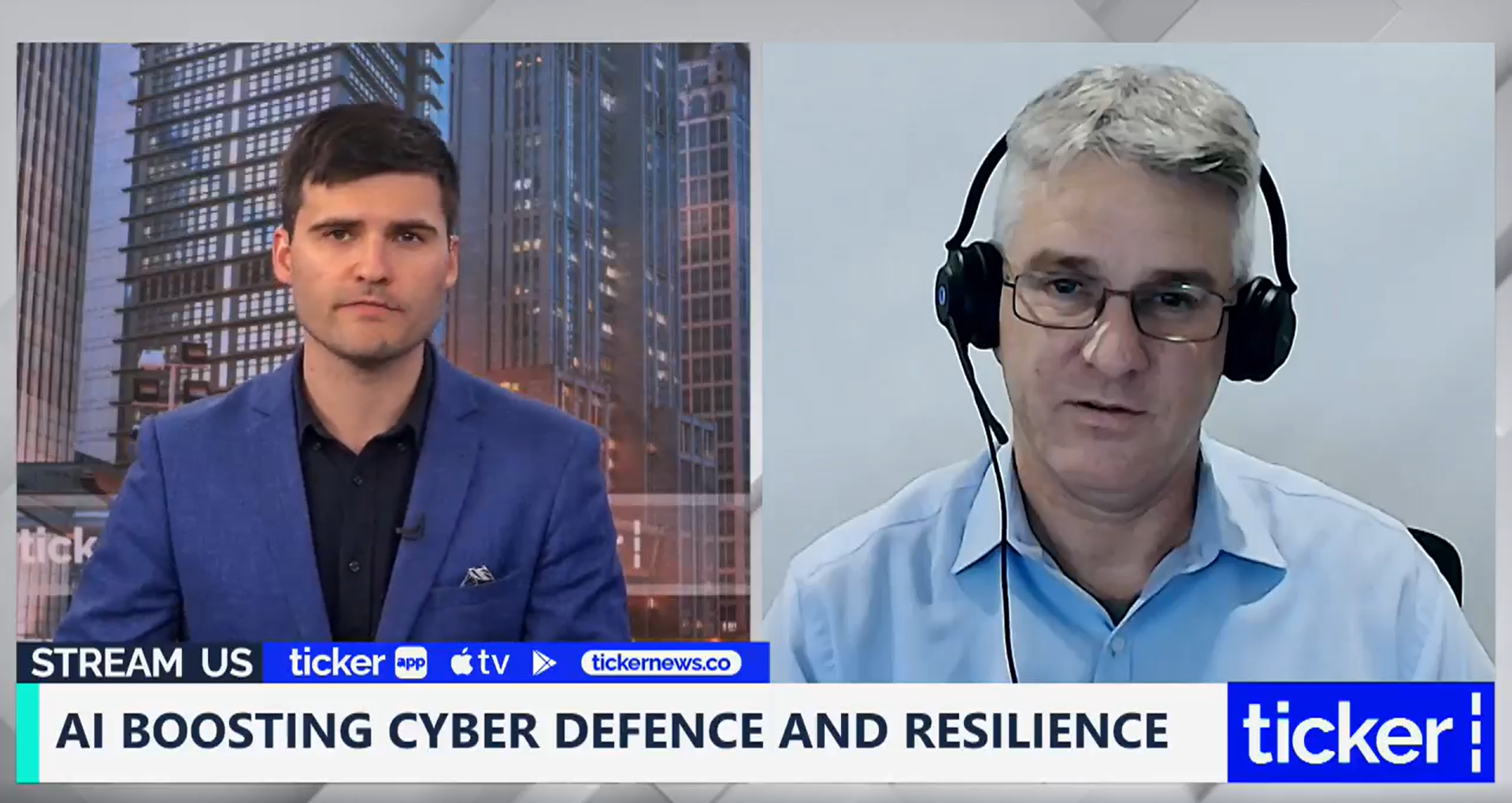 AI Boosting Cyber Defence – Ticker Media Interview